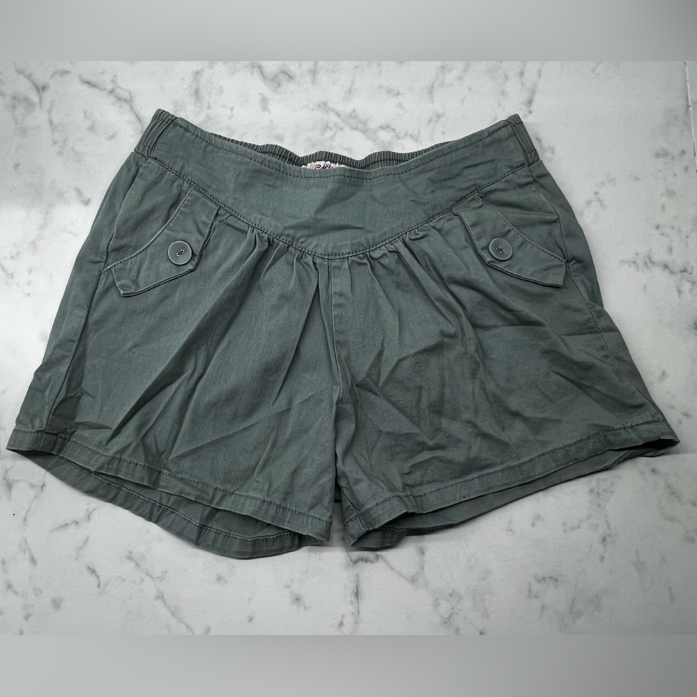 Greyish-Green Youth Girl Shorts | Brand: Gégé | Size: 14